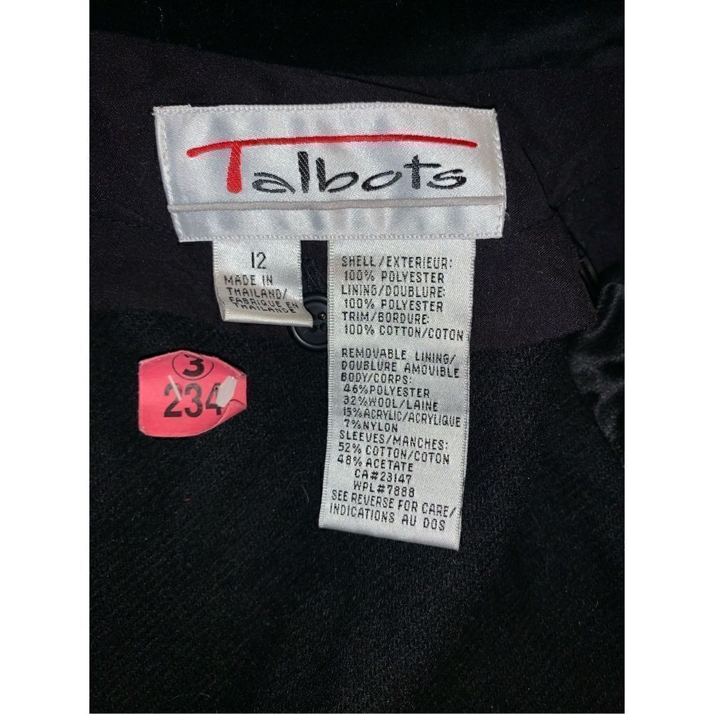 Talbots Double Breasted Trench Coat - Picture 5 of 5
